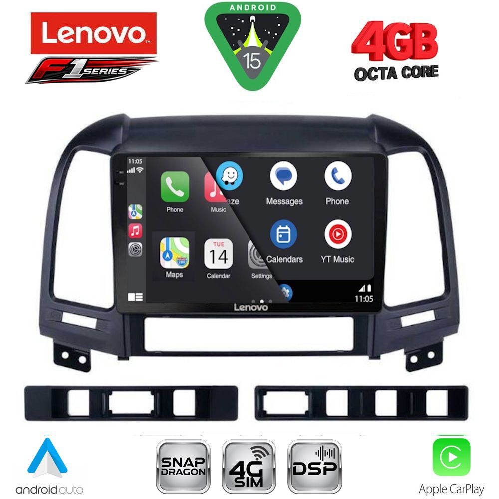LENOVO SSQ 9239_CPA (9inc) MULTIMEDIA TABLET for HYUNDAI SANTA FE mod. 2005-2013 LENOVO SSQ 9239_CPA (9inc) MULTIMEDIA TABLET for HYUNDAI SANTA FE mod. 2005-2013