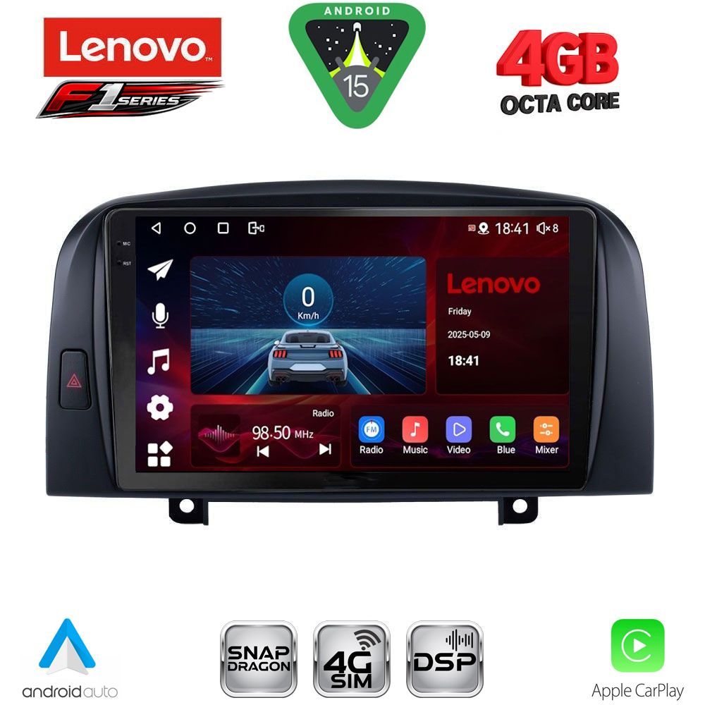 LENOVO SSQ 9248_CPA (9inc) MULTIMEDIA TABLET for HYUNDAI SONATA mod. 2006-2009 LENOVO SSQ 9248_CPA (9inc) MULTIMEDIA TABLET for HYUNDAI SONATA mod. 2006-2009