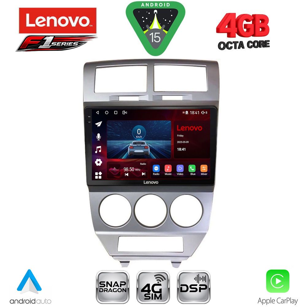 LENOVO SSQ 9275_CPA (10inc) MULTIMEDIA TABLET for DODGE CALIBER mod. 2006-2012 LENOVO SSQ 9275_CPA (10inc) MULTIMEDIA TABLET for DODGE CALIBER mod. 2006-2012