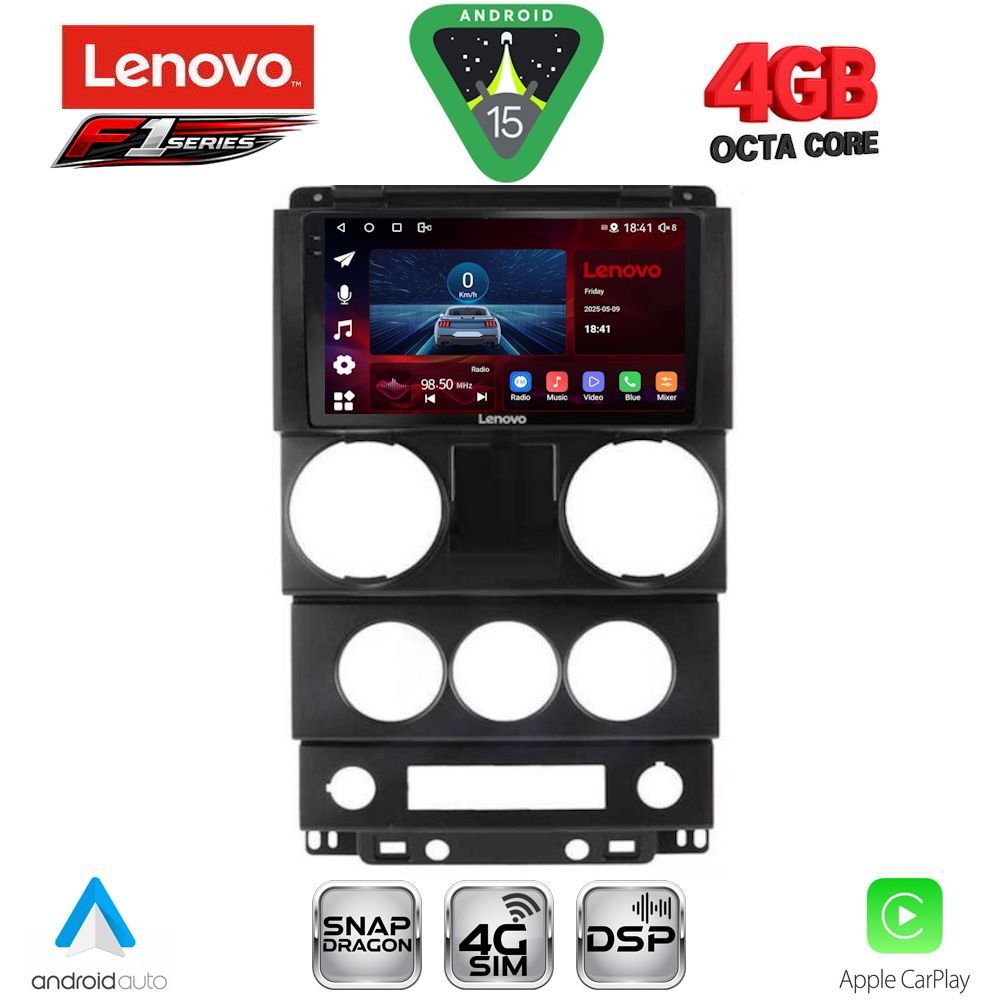 LENOVO SSQ 9292_CPA (9inc) MULTIMEDIA TABLET for JEEP WRANGLER mod. 2006-2011 LENOVO SSQ 9292_CPA (9inc) MULTIMEDIA TABLET for JEEP WRANGLER mod. 2006-2011