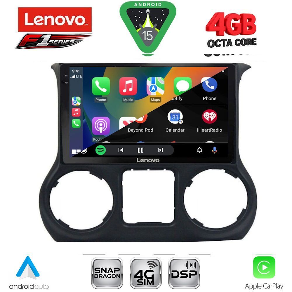 LENOVO SSQ 9296_CPA (10inc) MULTIMEDIA TABLET for JEEP WRANGLER mod. 2014-2017 LENOVO SSQ 9296_CPA (10inc) MULTIMEDIA TABLET for JEEP WRANGLER mod. 2014-2017