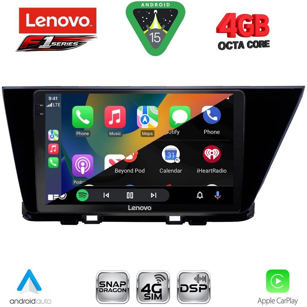 LENOVO SSQ 9305_CPA (9inc) MULTIMEDIA TABLET for KIA NIRO mod. 2017-2021 LENOVO SSQ 9305_CPA (9inc) MULTIMEDIA TABLET for KIA NIRO mod. 2017-2021