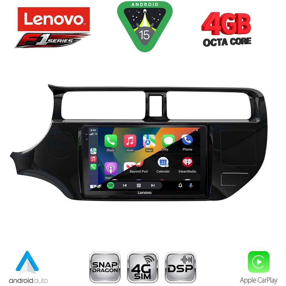 LENOVO SSQ 9314_CPA (9inc) MULTIMEDIA TABLET for KIA RIO mod. 2012-2015 LENOVO SSQ 9314_CPA (9inc) MULTIMEDIA TABLET for KIA RIO mod. 2012-2015