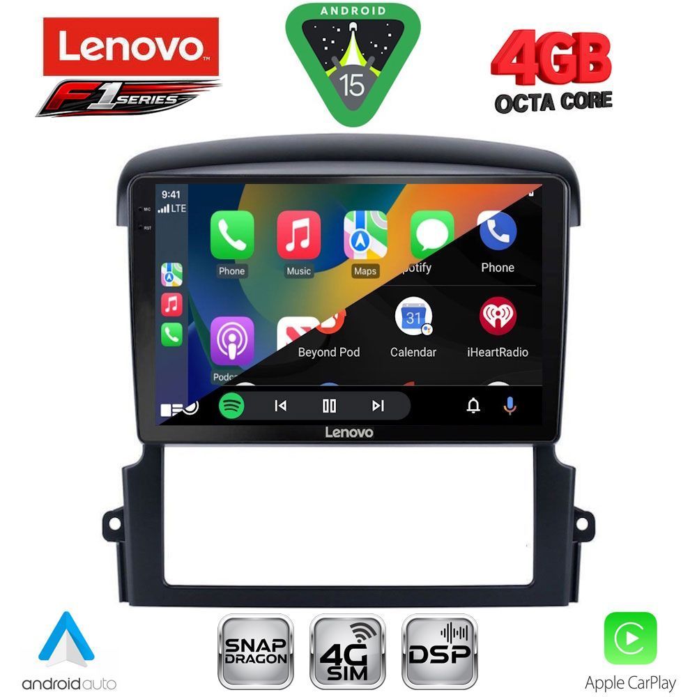 LENOVO SSQ 9317_CPA (9inc) MULTIMEDIA TABLET for KIA SORENTO mod. 2006-2009 LENOVO SSQ 9317_CPA (9inc) MULTIMEDIA TABLET for KIA SORENTO mod. 2006-2009