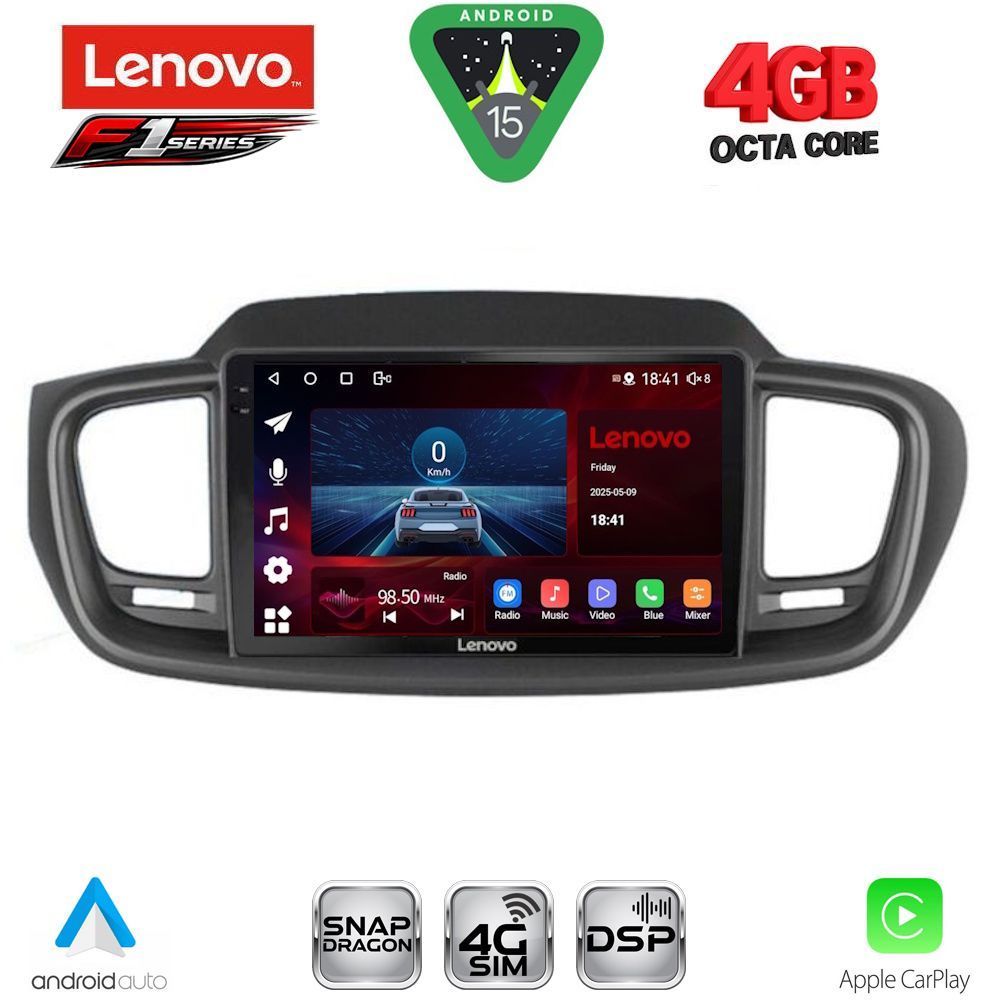 LENOVO SSQ 9319_CPA (10inc) MULTIMEDIA TABLET for KIA SORENTO mod. 2014-2020 LENOVO SSQ 9319_CPA (10inc) MULTIMEDIA TABLET for KIA SORENTO mod. 2014-2020
