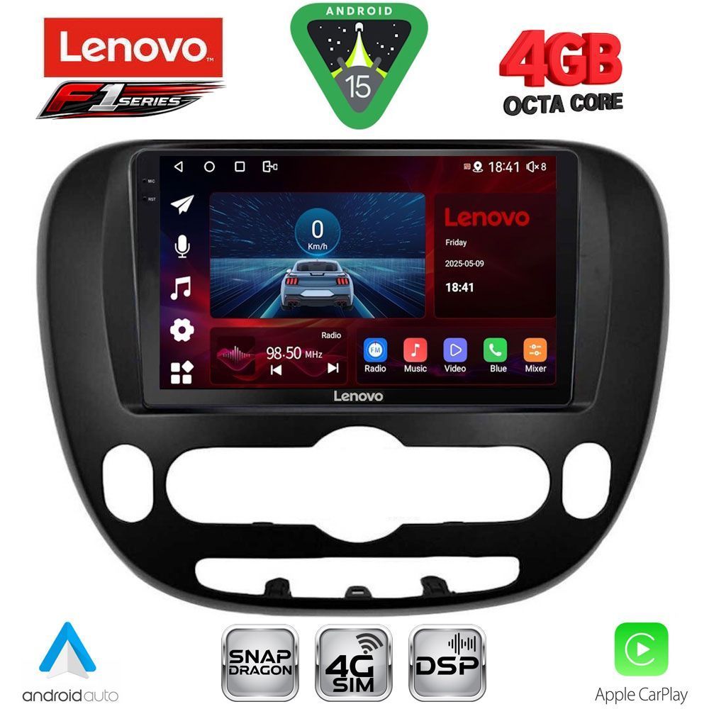 LENOVO SSQ 9321_CPA (9inc) MULTIMEDIA TABLET for KIA SOUL mod. 2013-2019 LENOVO SSQ 9321_CPA (9inc) MULTIMEDIA TABLET for KIA SOUL mod. 2013-2019