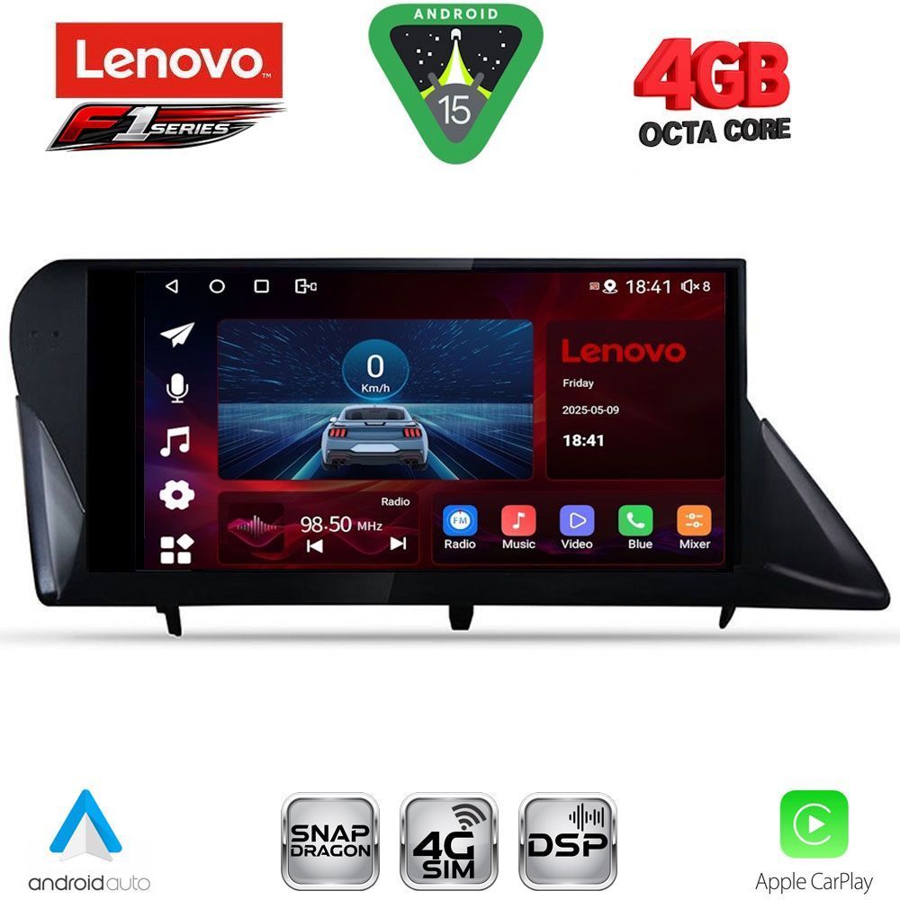 LENOVO SSQ 9346_CPA (9inc) MULTIMEDIA TABLET for LEXUS RX mod. 2009-2014 LENOVO SSQ 9346_CPA (9inc) MULTIMEDIA TABLET for LEXUS RX mod. 2009-2014
