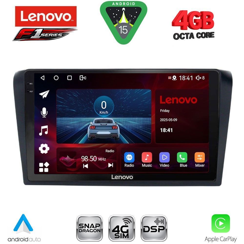 LENOVO SSQ 9365_CPA (9inc) MULTIMEDIA TABLET for MAZDA 3 mod. 2003-2008 LENOVO SSQ 9365_CPA (9inc) MULTIMEDIA TABLET for MAZDA 3 mod. 2003-2008