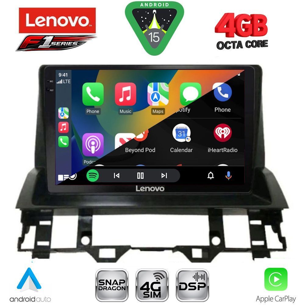 LENOVO SSQ 9376_CPA DASH (10inc) MULTIMEDIA TABLET for MAZDA 6 mod. 2002-2008 LENOVO SSQ 9376_CPA DASH (10inc) MULTIMEDIA TABLET for MAZDA 6 mod. 2002-2008