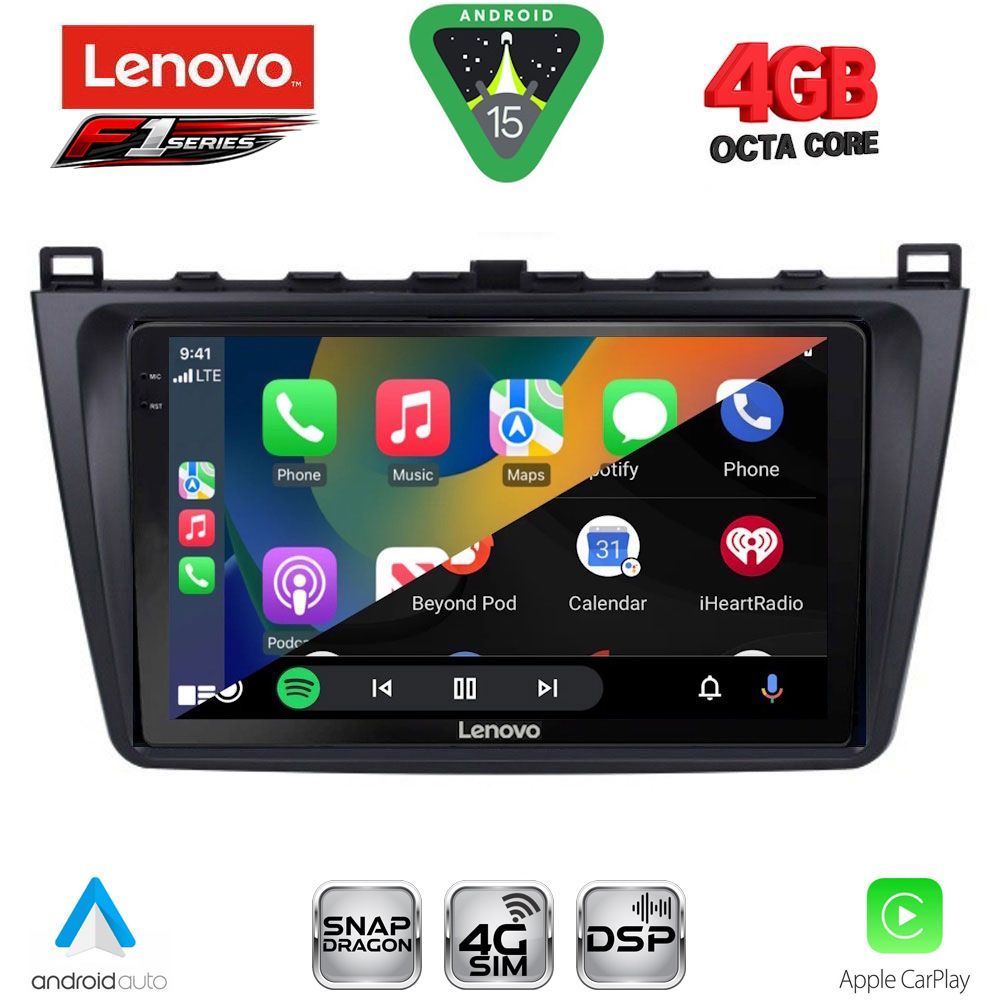 LENOVO SSQ 9377_CPA (9inc) MULTIMEDIA TABLET for MAZDA 6 mod. 2008-2012 LENOVO SSQ 9377_CPA (9inc) MULTIMEDIA TABLET for MAZDA 6 mod. 2008-2012