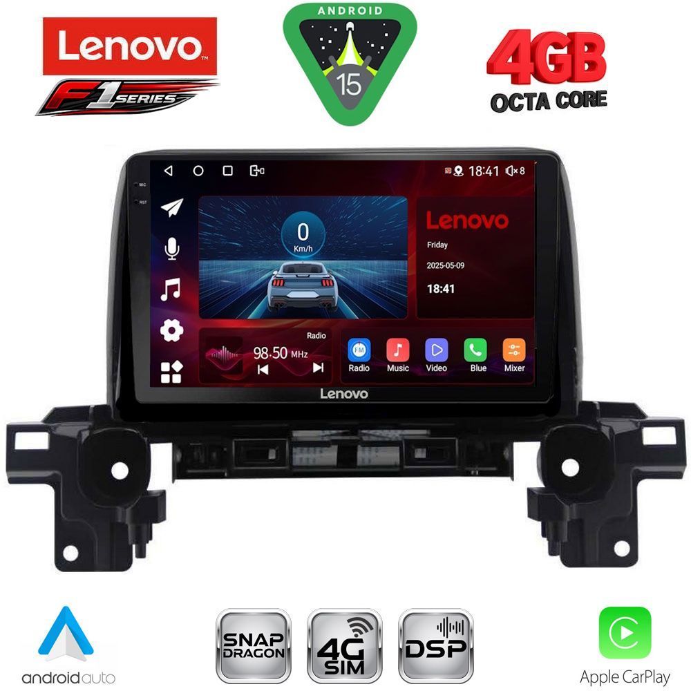LENOVO SSQ 9381_CPA (9inc) MULTIMEDIA TABLET for MAZDA CX5 mod. 2017-2025 LENOVO SSQ 9381_CPA (9inc) MULTIMEDIA TABLET for MAZDA CX5 mod. 2017-2025