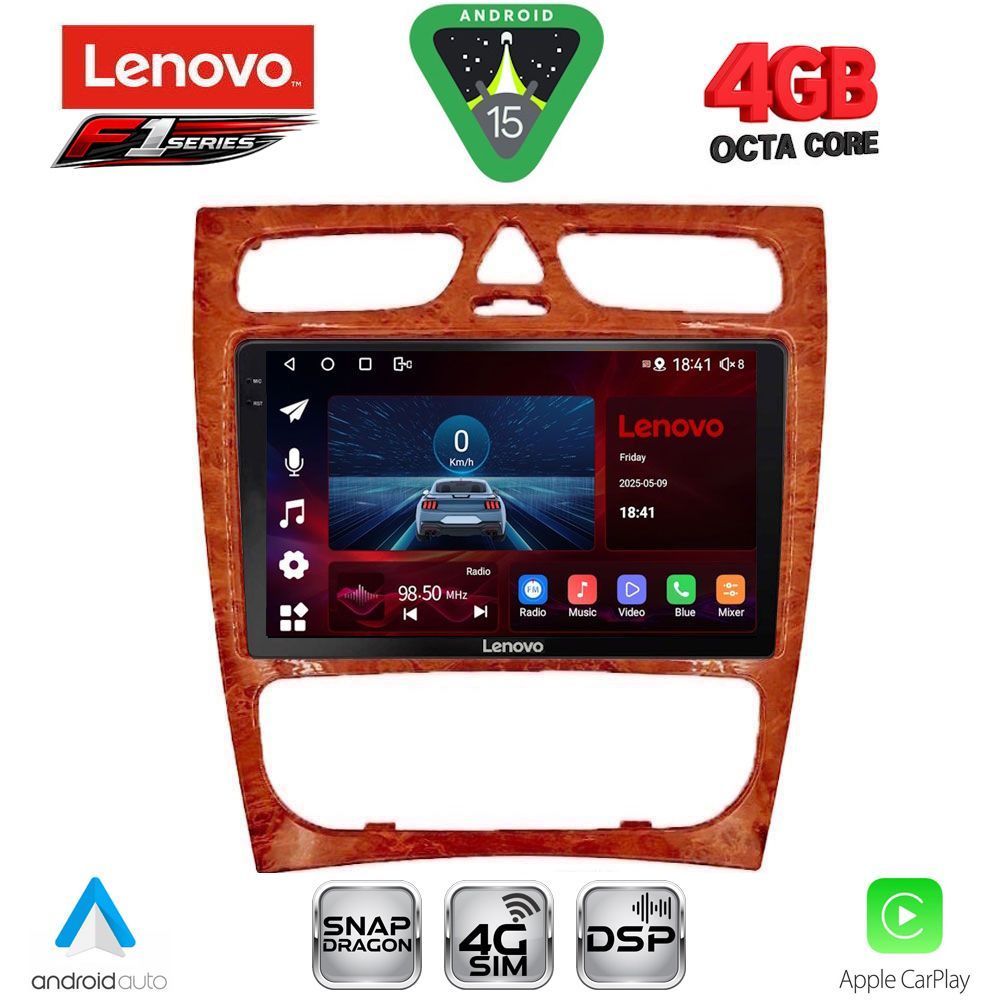 LENOVO SSQ 9402CH_CPA (9inc) MULTIMEDIA TABLET for MERCEDES C (W203) mod. 1999-2004 LENOVO SSQ 9402CH_CPA (9inc) MULTIMEDIA TABLET for MERCEDES C (W203) mod. 1999-2004