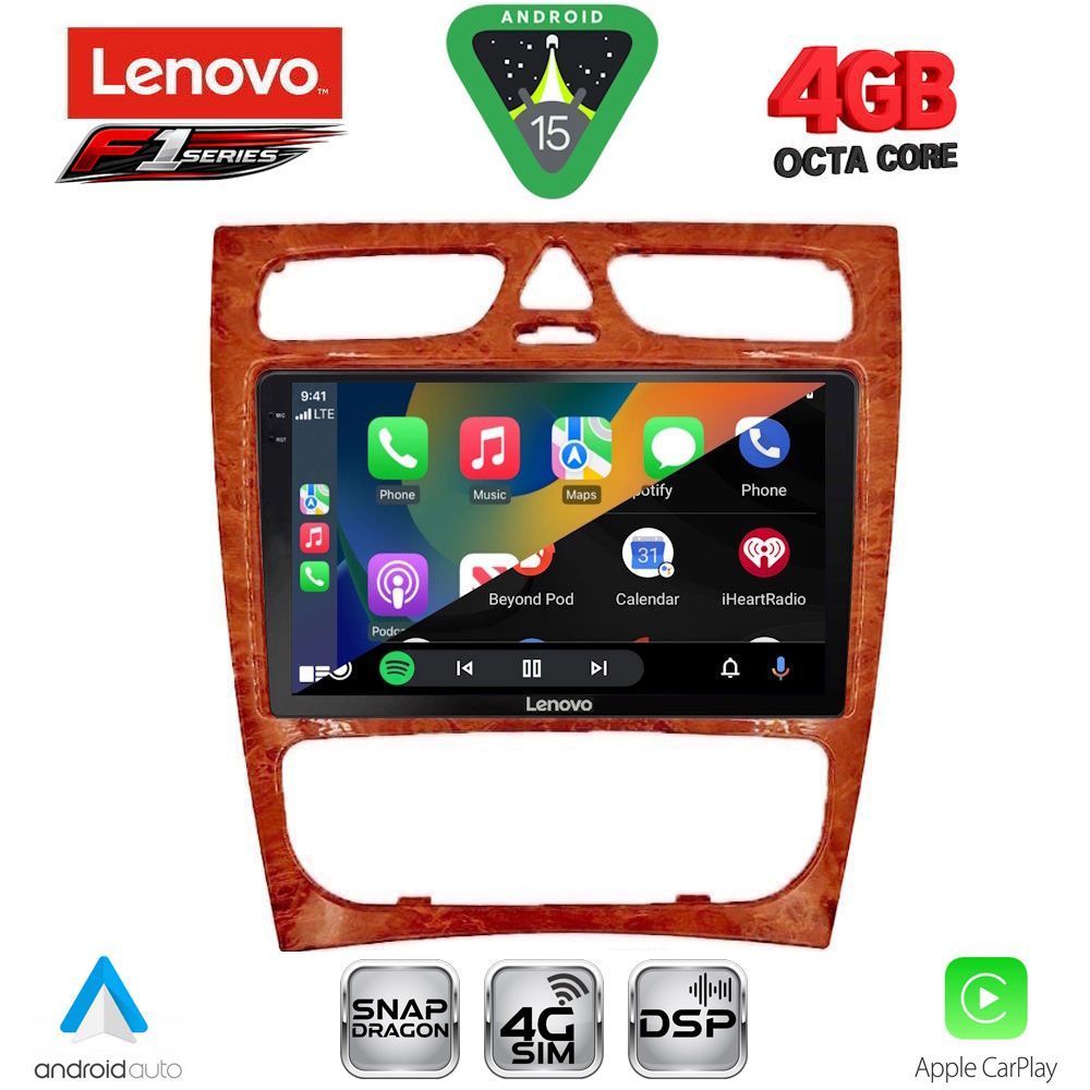 LENOVO SSQ 9402CH_CPA (9inc) MULTIMEDIA TABLET for MERCEDES C (W203) mod. 1999-2004 LENOVO SSQ 9402CH_CPA (9inc) MULTIMEDIA TABLET for MERCEDES C (W203) mod. 1999-2004
