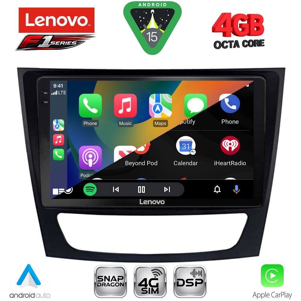 LENOVO SSQ 9408_CPA (9inc) MULTIMEDIA TABLET for MERCEDES E (W211) – CLS (W219) mod. 2003-2009 LENOVO SSQ 9408_CPA (9inc) MULTIMEDIA TABLET for MERCEDES E (W211) – CLS (W219) mod. 2003-2009