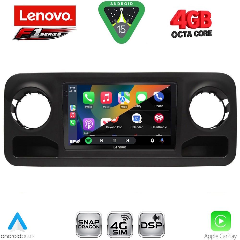 LENOVO SSQ 9424_CPA (10inc) MULTIMEDIA TABLET for MERCEDES SPRINTER mod. 2018-2026 LENOVO SSQ 9424_CPA (10inc) MULTIMEDIA TABLET for MERCEDES SPRINTER mod. 2018-2026