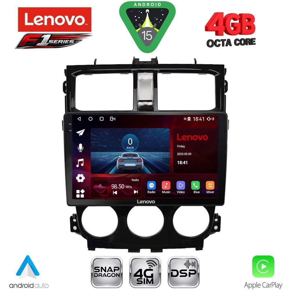 LENOVO SSQ 9435_CPA (9inc) MULTIMEDIA TABLET for MITSUBISHI COLT mod. 2013-2023 LENOVO SSQ 9435_CPA (9inc) MULTIMEDIA TABLET for MITSUBISHI COLT mod. 2013-2023