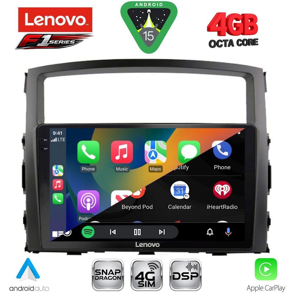 LENOVO SSQ 9446_CPA (9inc) MULTIMEDIA TABLET for MITSUBISHI PAJERO mod. 2006-2013 LENOVO SSQ 9446_CPA (9inc) MULTIMEDIA TABLET for MITSUBISHI PAJERO mod. 2006-2013