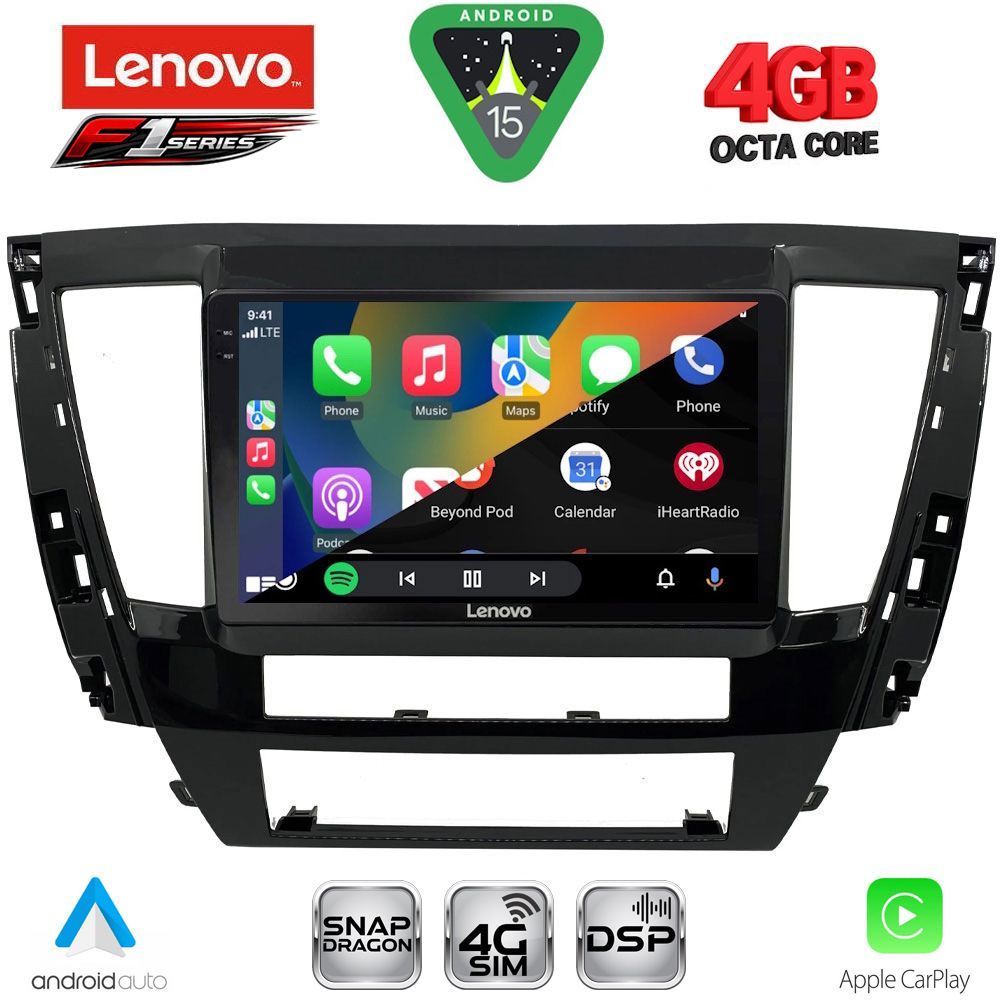 LENOVO SSQ 9447S_CPA (9inc) MULTIMEDIA TABLET for MITSUBISHI PAJERO SPORT mod. 2020-2026 LENOVO SSQ 9447S_CPA (9inc) MULTIMEDIA TABLET for MITSUBISHI PAJERO SPORT mod. 2020-2026