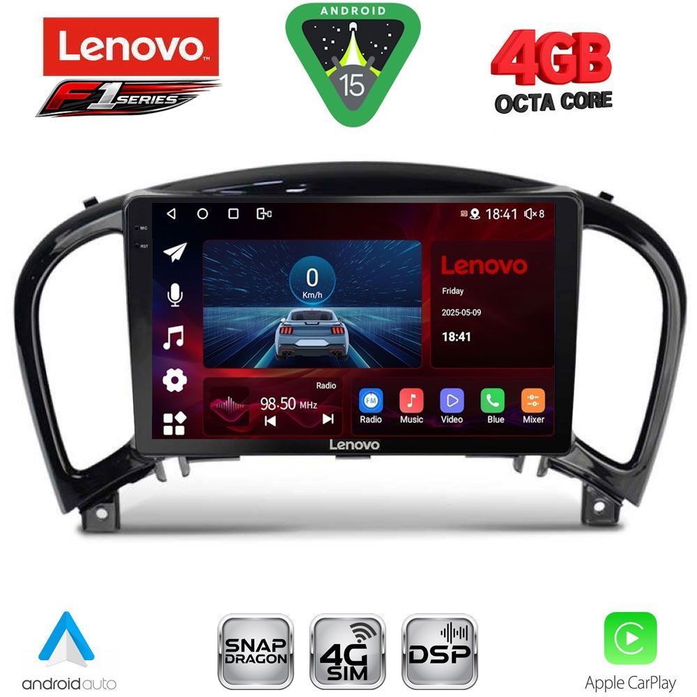 LENOVO SSQ 9452_CPA (9inc) MULTIMEDIA TABLET for NISSAN JUKE mod. 2009-2020 LENOVO SSQ 9452_CPA (9inc) MULTIMEDIA TABLET for NISSAN JUKE mod. 2009-2020