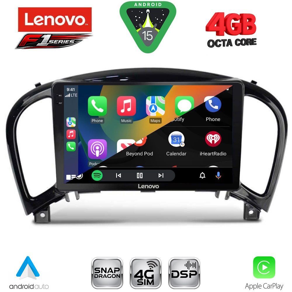 LENOVO SSQ 9452_CPA (9inc) MULTIMEDIA TABLET for NISSAN JUKE mod. 2009-2020 LENOVO SSQ 9452_CPA (9inc) MULTIMEDIA TABLET for NISSAN JUKE mod. 2009-2020