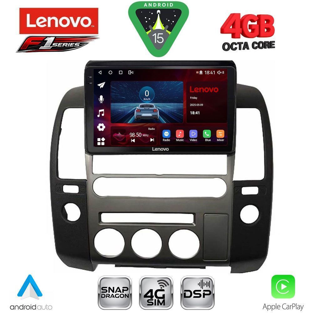 LENOVO SSQ 9454_CPA (ORIG.NAVI) (9inc) MULTIMEDIA TABLET for NISSAN NAVARA D40 mod. 2006-2011 με Original Navi LENOVO SSQ 9454_CPA (ORIG.NAVI) (9inc) MULTIMEDIA TABLET for NISSAN NAVARA D40 mod. 2006-2011 με Original Navi