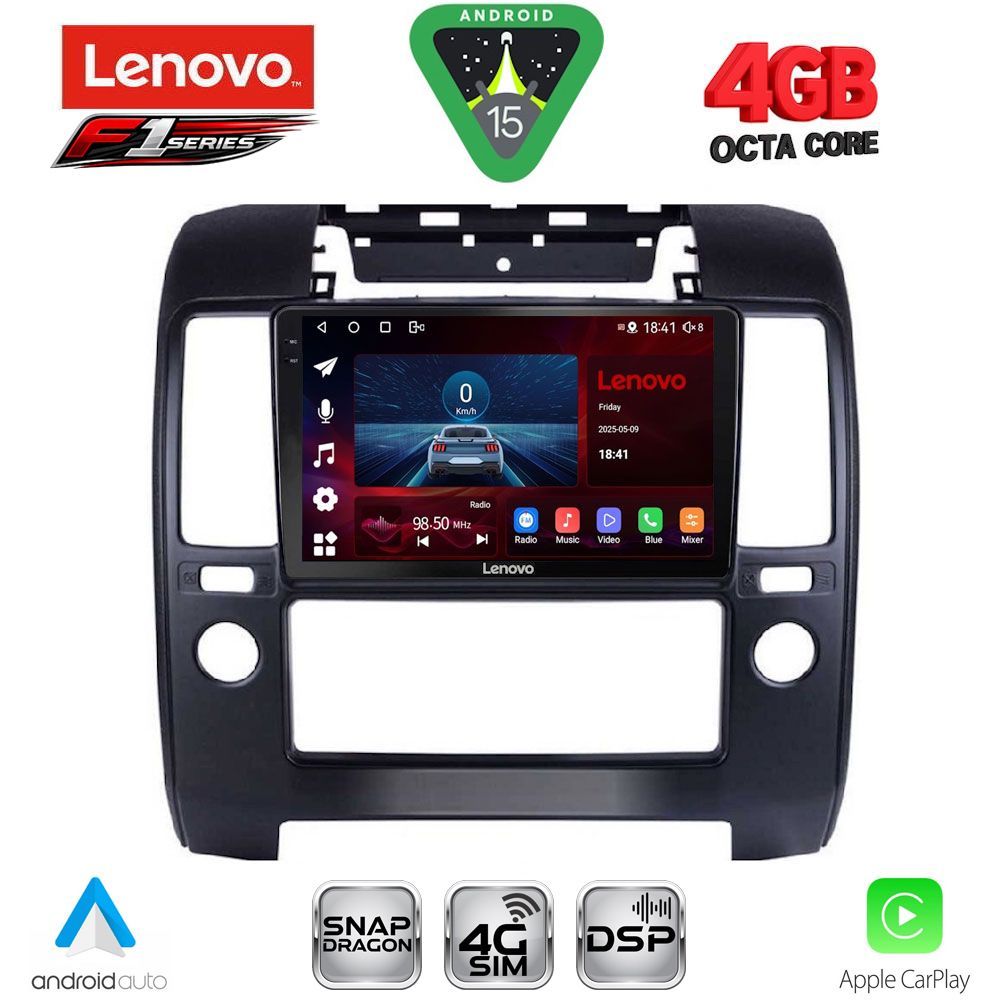 LENOVO SSQ 9454_CPA A/C (9inc) MULTIMEDIA TABLET for NISSAN NAVARA D40 mod. 2006-2011 με A/C LENOVO SSQ 9454_CPA A/C (9inc) MULTIMEDIA TABLET for NISSAN NAVARA D40 mod. 2006-2011 με A/C