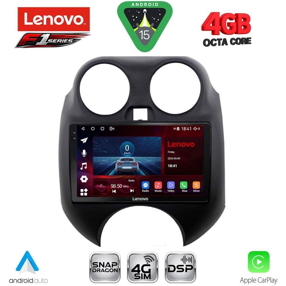 LENOVO SSQ 9459_CPA (9inc) MULTIMEDIA TABLET for NISSAN MICRA mod. 2010-2014 LENOVO SSQ 9459_CPA (9inc) MULTIMEDIA TABLET for NISSAN MICRA mod. 2010-2014