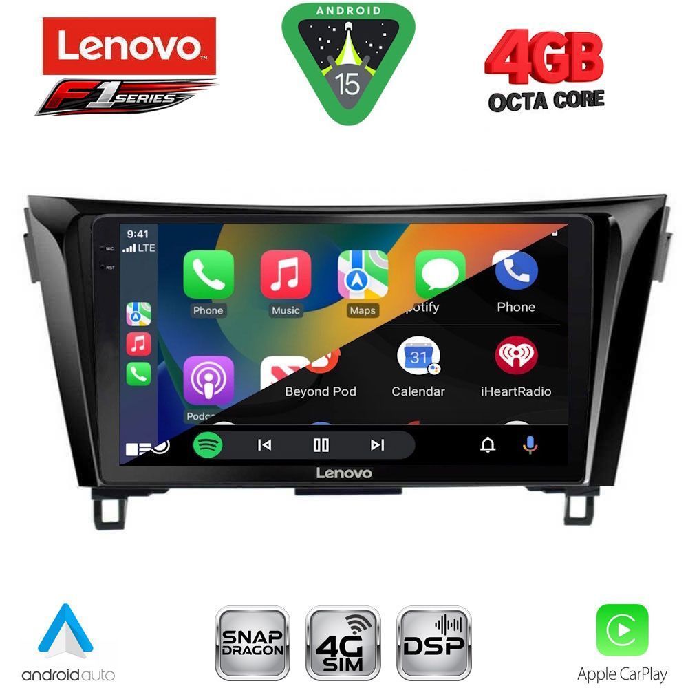 LENOVO SSQ 9468_CPA (10inc) MULTIMEDIA TABLET for NISSAN QASHQAI - XTRAIL mod. 2014-2021 LENOVO SSQ 9468_CPA (10inc) MULTIMEDIA TABLET for NISSAN QASHQAI - XTRAIL mod. 2014-2021