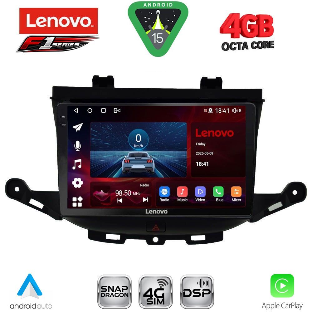 LENOVO SSQ 9483_CPA (9inc) MULTIMEDIA TABLET for OPEL ASTRA K mod. 2015-2022 LENOVO SSQ 9483_CPA (9inc) MULTIMEDIA TABLET for OPEL ASTRA K mod. 2015-2022