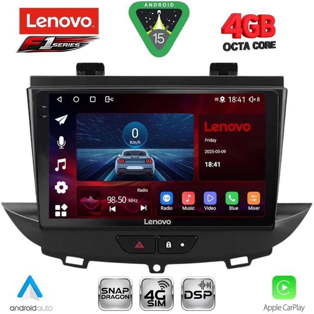 LENOVO SSQ 9490_CPA (9inc) MULTIMEDIA TABLET for OPEL CROSSLAND – GRANDLAND mod. 2017-2025 LENOVO SSQ 9490_CPA (9inc) MULTIMEDIA TABLET for OPEL CROSSLAND – GRANDLAND mod. 2017-2025