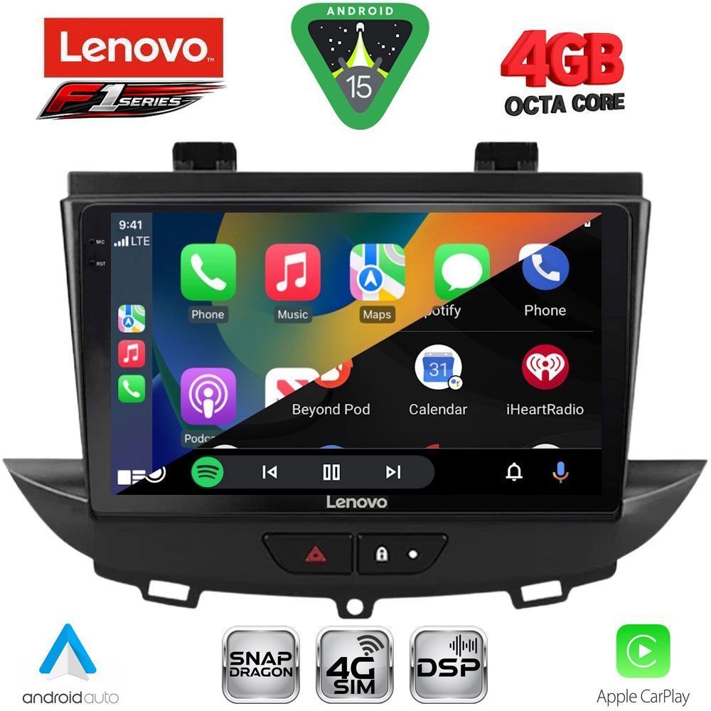 LENOVO SSQ 9490_CPA (9inc) MULTIMEDIA TABLET for OPEL CROSSLAND – GRANDLAND mod. 2017-2025 LENOVO SSQ 9490_CPA (9inc) MULTIMEDIA TABLET for OPEL CROSSLAND – GRANDLAND mod. 2017-2025
