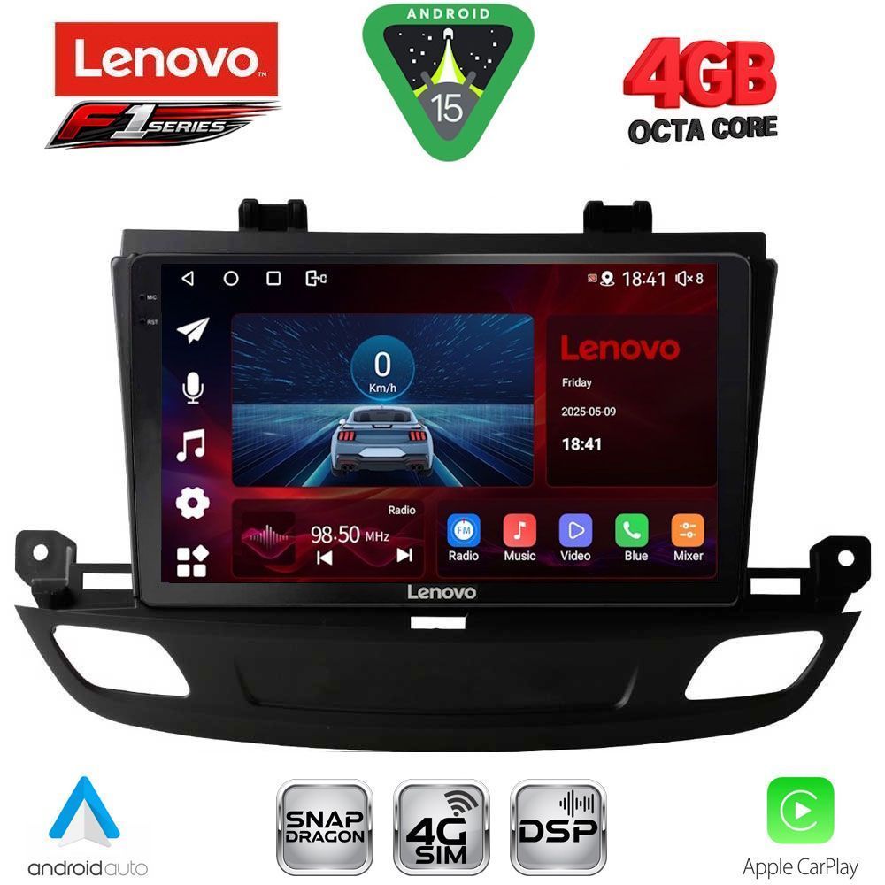 LENOVO SSQ 9493_CPA (9inc) MULTIMEDIA TABLET for OPEL INSIGNIA mod. 2018-2024 LENOVO SSQ 9493_CPA (9inc) MULTIMEDIA TABLET for OPEL INSIGNIA mod. 2018-2024