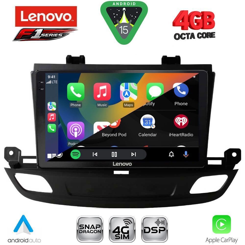 LENOVO SSQ 9493_CPA (9inc) MULTIMEDIA TABLET for OPEL INSIGNIA mod. 2018-2024 LENOVO SSQ 9493_CPA (9inc) MULTIMEDIA TABLET for OPEL INSIGNIA mod. 2018-2024