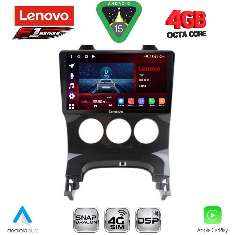 LENOVO SSQ 9515AC_CPA (9inc) MULTIMEDIA TABLET for PEUGEOT 3008 mod. 2008-2016 with A/C LENOVO SSQ 9515AC_CPA (9inc) MULTIMEDIA TABLET for PEUGEOT 3008 mod. 2008-2016 with A/C