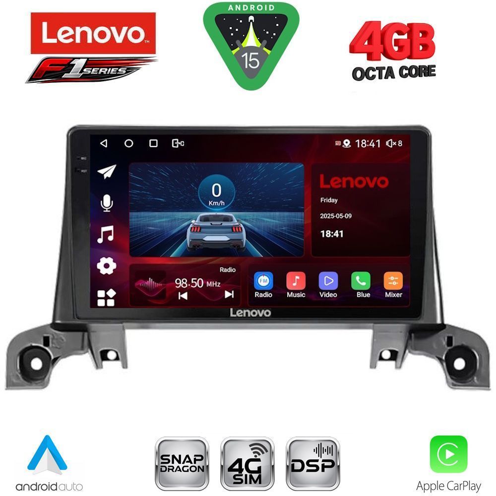 LENOVO SSQ 9519_CPA (9inc) MULTIMEDIA TABLET for PEUGEOT 3008 - 5008 mod. 2016-2024 LENOVO SSQ 9519_CPA (9inc) MULTIMEDIA TABLET for PEUGEOT 3008 - 5008 mod. 2016-2024