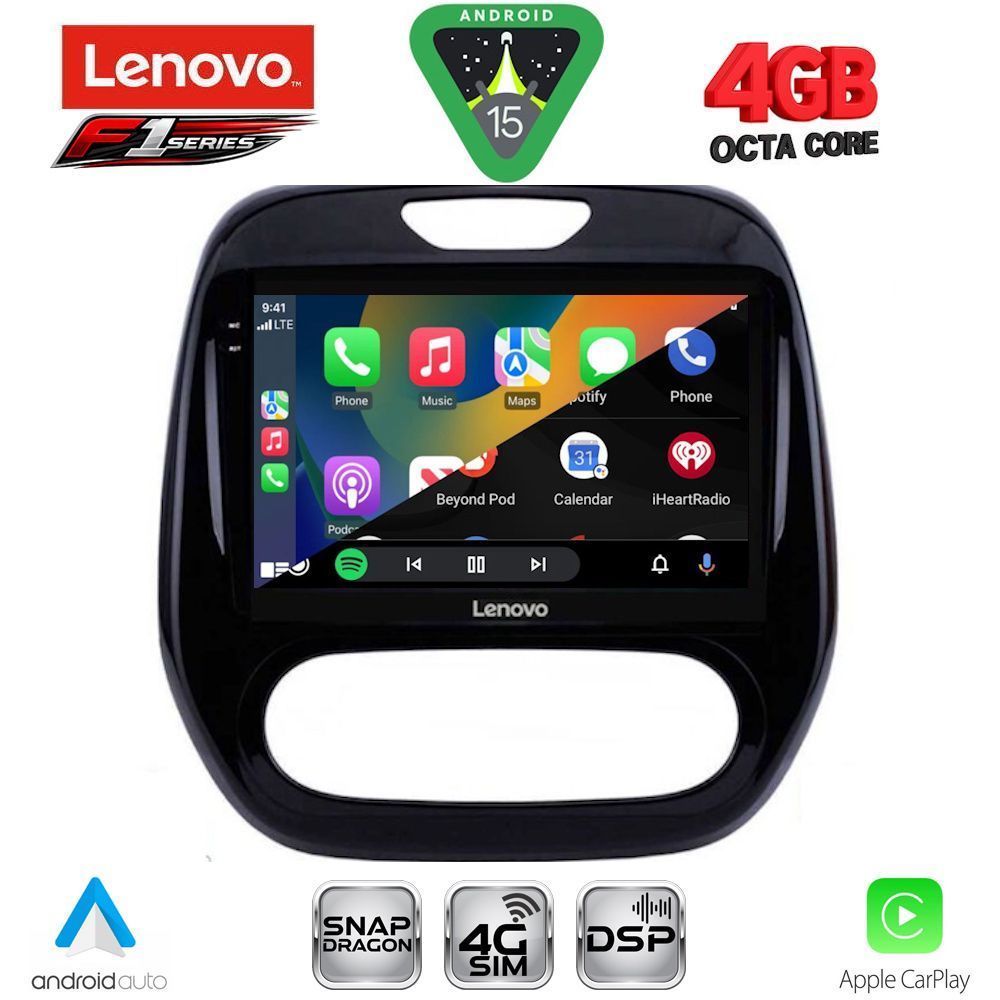 LENOVO SSQ 9542_CPA (9inc) MULTIMEDIA TABLET for RENAULT CAPTUR mod. 2013-2019 LENOVO SSQ 9542_CPA (9inc) MULTIMEDIA TABLET for RENAULT CAPTUR mod. 2013-2019