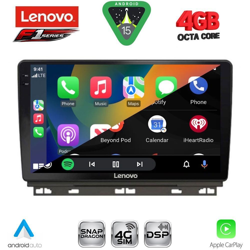LENOVO SSQ 9546_CPA (9inc) MULTIMEDIA TABLET for RENAULT CLIO - CAPTUR mod. 2019-2026 LENOVO SSQ 9546_CPA (9inc) MULTIMEDIA TABLET for RENAULT CLIO - CAPTUR mod. 2019-2026