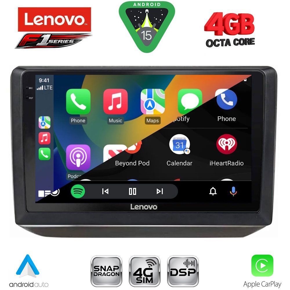 LENOVO SSQ 9581_CPA (10inc) MULTIMEDIA TABLET for SKODA FABIA mod. 2008-2014 LENOVO SSQ 9581_CPA (10inc) MULTIMEDIA TABLET for SKODA FABIA mod. 2008-2014