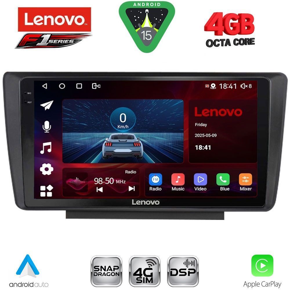 LENOVO SSQ 9594_CPA (9inc) MULTIMEDIA TABLET for SKODA OCTAVIA 5 mod. 2005-2012 LENOVO SSQ 9594_CPA (9inc) MULTIMEDIA TABLET for SKODA OCTAVIA 5 mod. 2005-2012