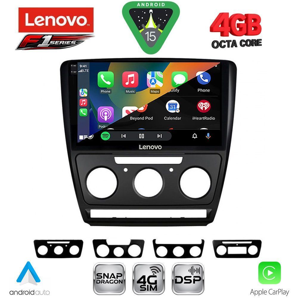 LENOVO SSQ 9595BL_CPA (10inc) MULTIMEDIA TABLET for SKODA OCTAVIA 5 mod. 2005-2012 (BLACK) LENOVO SSQ 9595BL_CPA (10inc) MULTIMEDIA TABLET for SKODA OCTAVIA 5 mod. 2005-2012 (BLACK)