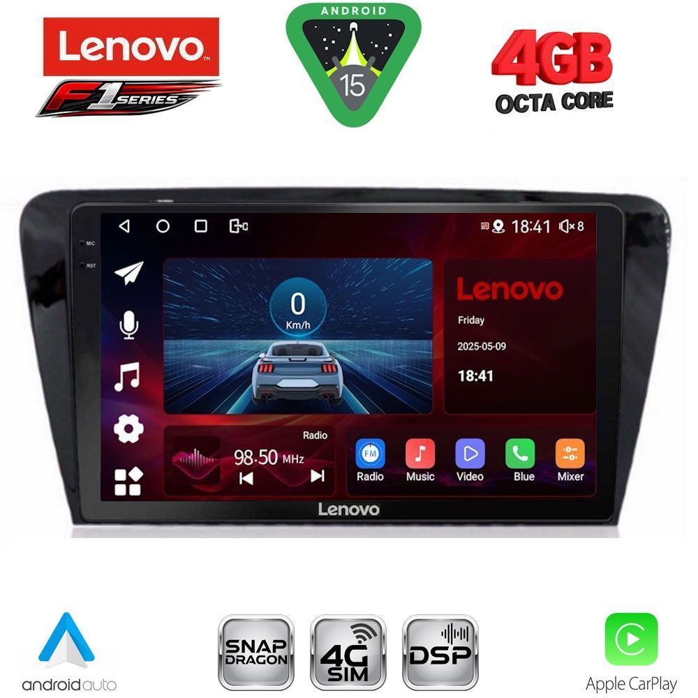 LENOVO SSQ 9597_CPA (10inc) MULTIMEDIA TABLET for SKODA OCTAVIA 7 mod. 2013-2021 LENOVO SSQ 9597_CPA (10inc) MULTIMEDIA TABLET for SKODA OCTAVIA 7 mod. 2013-2021