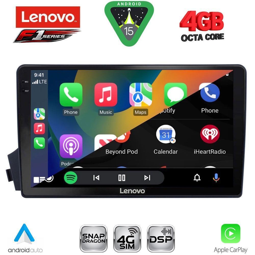 LENOVO SSQ 9650_CPA (9inc) MULTIMEDIA TABLET for SSANGYONG ACTYON - KYRON mod. 2006-2015 LENOVO SSQ 9650_CPA (9inc) MULTIMEDIA TABLET for SSANGYONG ACTYON - KYRON mod. 2006-2015