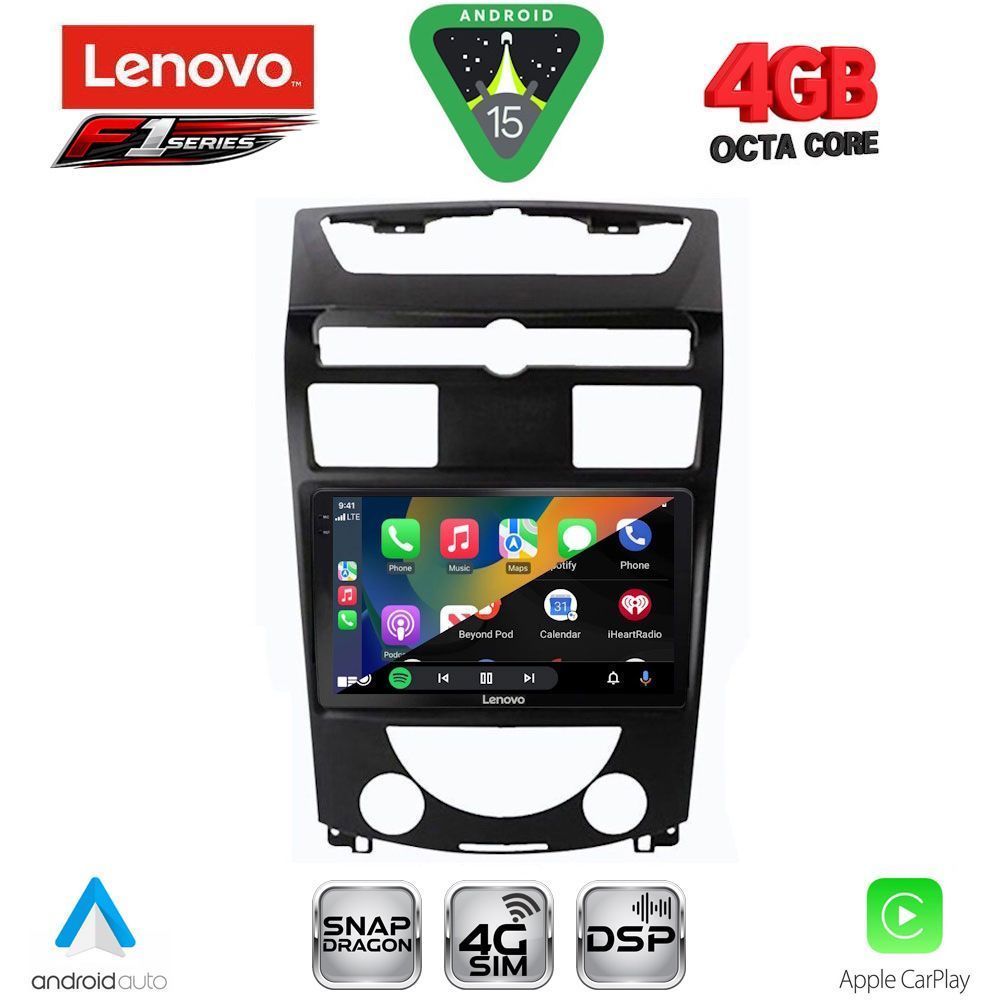 LENOVO SSQ 9657_CPA (10inc) MULTIMEDIA TABLET for SSANGYONG REXTON mod. 2006-2015 LENOVO SSQ 9657_CPA (10inc) MULTIMEDIA TABLET for SSANGYONG REXTON mod. 2006-2015