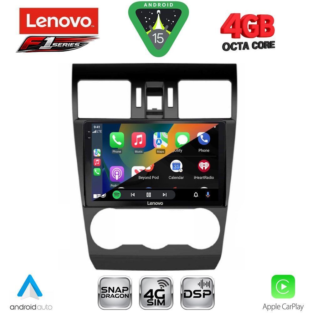 LENOVO SSQ 9663_CPA (9inc) MULTIMEDIA TABLET for SUBARU FORESTER - IMPREZA - XV mod. 2013-2019 LENOVO SSQ 9663_CPA (9inc) MULTIMEDIA TABLET for SUBARU FORESTER - IMPREZA - XV mod. 2013-2019