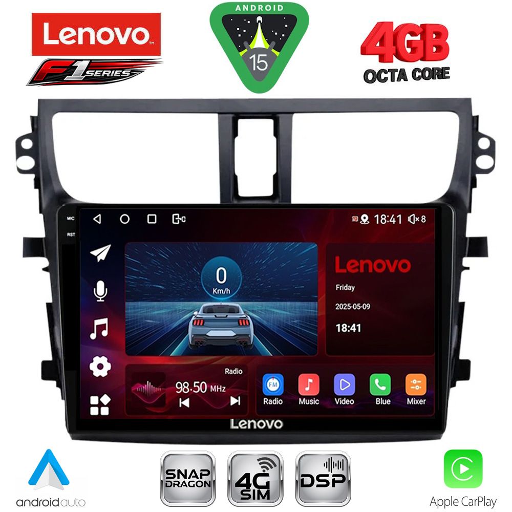 LENOVO SSQ 9674_CPA (9inc) MULTIMEDIA TABLET for SUZUKI CELERIO mod. 2015-2021 LENOVO SSQ 9674_CPA (9inc) MULTIMEDIA TABLET for SUZUKI CELERIO mod. 2015-2021