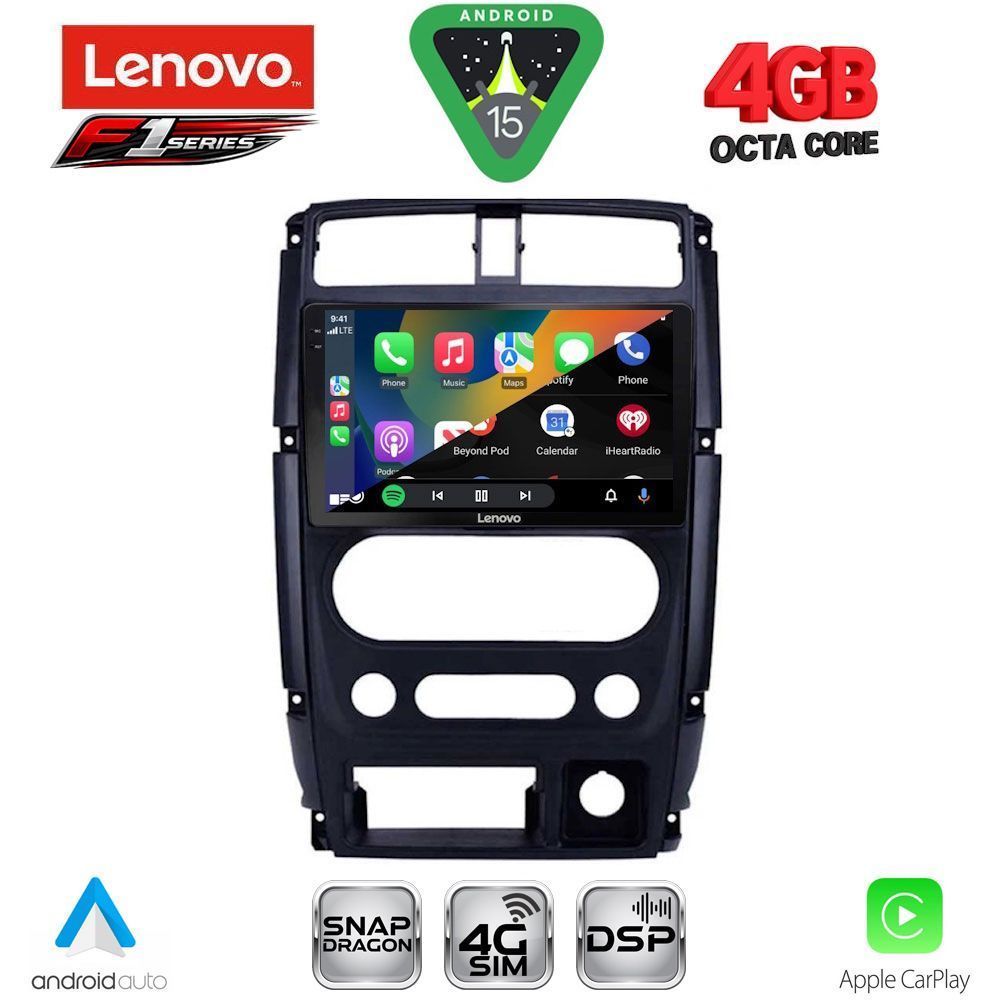 LENOVO SSQ 9678_CPA (9inc) MULTIMEDIA TABLET for SUZUKI JIMNY mod. 2007-2017 LENOVO SSQ 9678_CPA (9inc) MULTIMEDIA TABLET for SUZUKI JIMNY mod. 2007-2017
