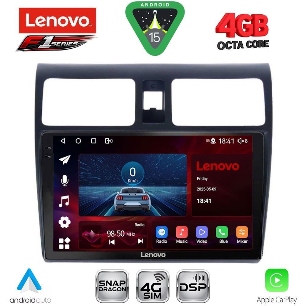 LENOVO SSQ 9684_CPA (10inc) MULTIMEDIA TABLET for SUZUKI SWIFT mod. 2005-2011 LENOVO SSQ 9684_CPA (10inc) MULTIMEDIA TABLET for SUZUKI SWIFT mod. 2005-2011