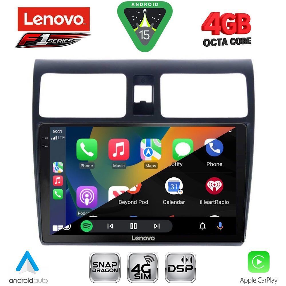 LENOVO SSQ 9684_CPA (10inc) MULTIMEDIA TABLET for SUZUKI SWIFT mod. 2005-2011 LENOVO SSQ 9684_CPA (10inc) MULTIMEDIA TABLET for SUZUKI SWIFT mod. 2005-2011