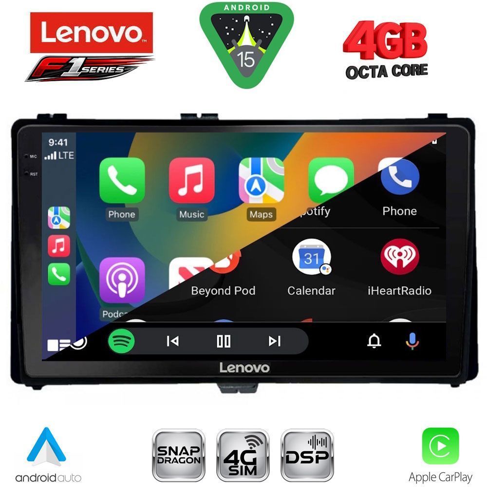 LENOVO SSQ 9703_CPA (9inc) MULTIMEDIA TABLET for TOYOTA AURIS mod. 2015-2021 – AYGO X mod. 2022-2026 – COROLLA mod. 2017-2019 LENOVO SSQ 9703_CPA (9inc) MULTIMEDIA TABLET for TOYOTA AURIS mod. 2015-2021 – AYGO X mod. 2022-2026 – COROLLA mod. 2017-2019