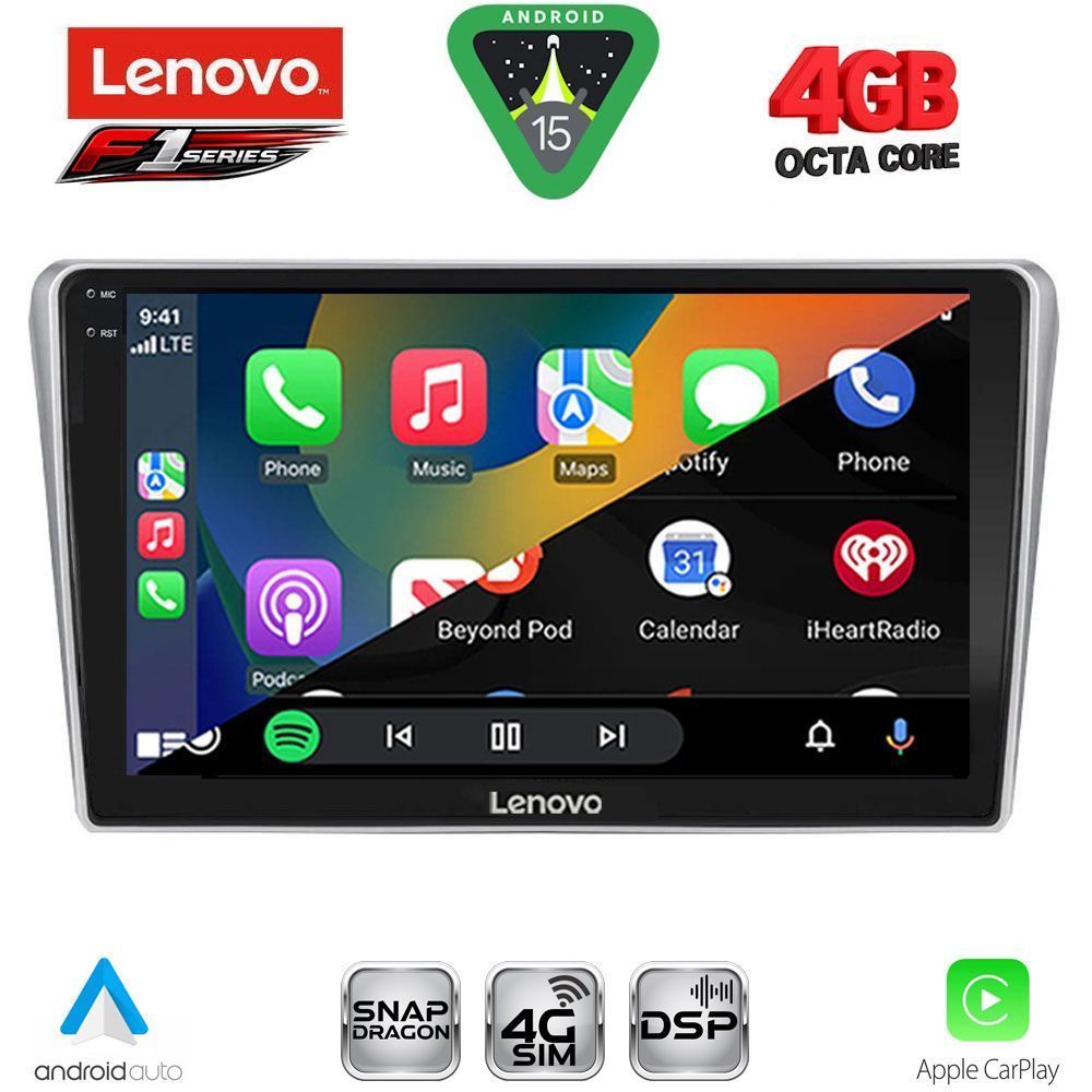 LENOVO SSQ 9704SL_CPA (9inc) MULTIMEDIA TABLET for TOYOTA AVENSIS (T25) mod. 2003-2009 (SILVER) LENOVO SSQ 9704SL_CPA (9inc) MULTIMEDIA TABLET for TOYOTA AVENSIS (T25) mod. 2003-2009 (SILVER)